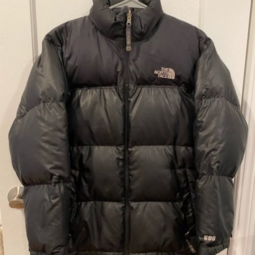 North Face Mens Nuptse Down Puffer Jacket Small Black Winter Puffer Puff Coat S